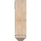 Ekena Millwork Funston Arts and Crafts Smooth Bracket w/ Offset Brace, Douglas Fir, 5 1/2"W x 16"D x 20"H BKT0604X16X20FST03SDF - alternate 3